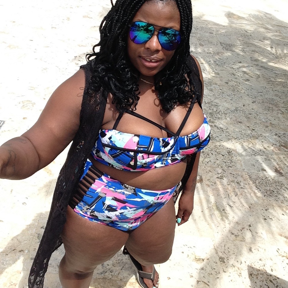 Two piece bathing suit
